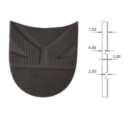 BONBOUT VIBRAM REF 5870 - NOIR - la paire