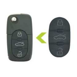 BOUTON PLASTIQUE AUDI AUD304B:AU02B (les 2)