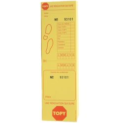 ETIQUETTES REPARATION TOPY - LES 1000