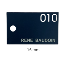 FORMATOUR / GRAVOPLY - 610X305mm - BLEU / BLANC EP1.6MM