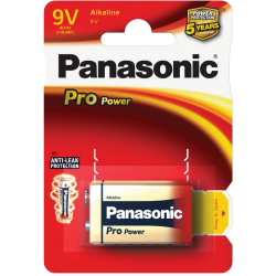 PILE PANASONIC-4922- 6LR61 - 9V - blister de 1 pile