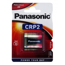 PILE PHOTO BATTERIES PANASONIC - CRP2 - blister de 1 pile