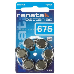 PILE ACOUSTIQUE marque RAYOVAC - PR44 - 675 - blister de 6