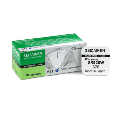 PILE SEIKO 370 -  la boite de 10 piles