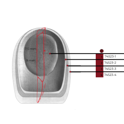 SUPPORT LATEX - 74523 12859 LA PAIRE
