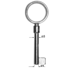 CLE POUR MEUBLES OR C3F1042-0