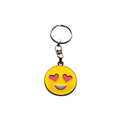 PORTE CLES EMOTICONE COEUR AVK7243 - unité
