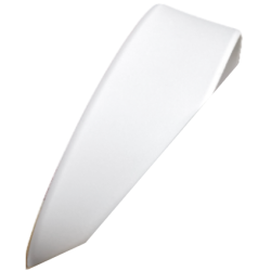 BANDE CAOUTCHOUC POUR BASKET LISSE BLANC- le paquet de 2 paires