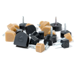 BONBOUTS TIGE FINE 1 MM - ROND -  (boite de 50 paires) - LA PAIRE