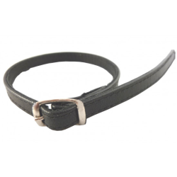 BRIDE PIQUEE AVEC BOUCLE LARG.8MM - la paire