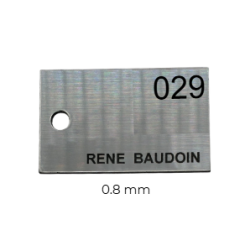 FORMATOUR/GRAVOPLY - 610X305 EP 0.8  ARGENT BRILLANT