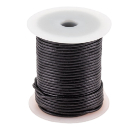 LACET CUIR ROND FIN (rouleau)- LE M