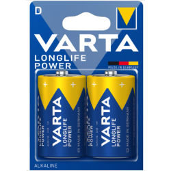 PILE VARTA HIGH ENERGY - LR20 - blister de 2 piles
