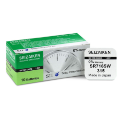 PILE SEIKO 315 -  la boite de 10 piles