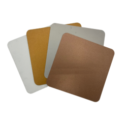 PLAQUE METALLIQUE POUR OKI 10X10 CM