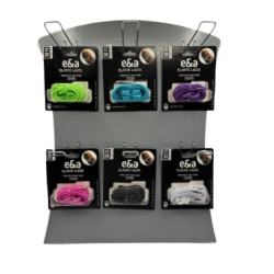 PRESENTOIR LACET ELASTIQUE BASKET (18 paires)