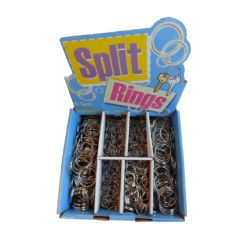 ANNEAUX ASSORTIS - SPLIT RINGS- PRESENTOIR DE 320