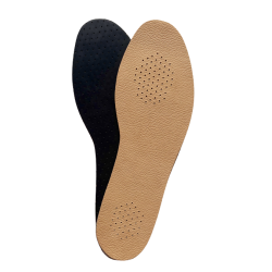 SEMELLE REF 1118 - CUIR SUR MOUSSE CHARBON - HBR