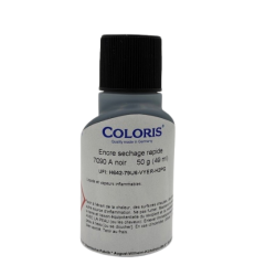 ENCRE SECHAGE RAPIDE - 50 ML - 7090 COULEURS CLASSIQUES noir