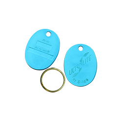 PORTE CLES OVALE AZUR - AVK401048 UNITE