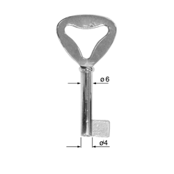 CLE POUR MEUBLES OR C3F2233-10