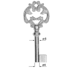 CLE POUR MEUBLES OR C3F2532-10