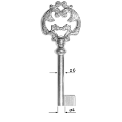 CLE POUR MEUBLES OR C3F2542-10