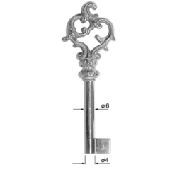 CLE POUR MEUBLES OR C3F2942-10