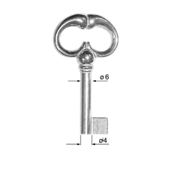 CLE POUR MEUBLES OR C3F3032-0