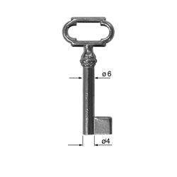 CLE POUR MEUBLES OR C3F3335-10