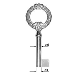 CLE POUR MEUBLES OR C3F4135-0