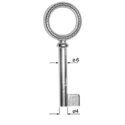 CLE POUR MEUBLES OR C3F4542-0