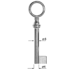 CLE POUR MEUBLES OR C3F4842-0