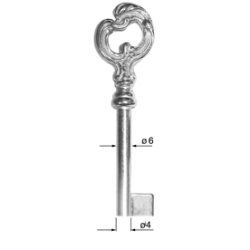CLE POUR MEUBLES OR C3F5242-0