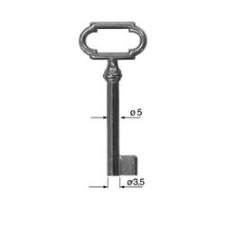CLE POUR MEUBLES OR C3M3437-10