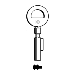 CLE À GROIN LAITON POLI C5VP3-0