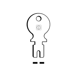 CLE POUR ASCENSEUR CASI1-25