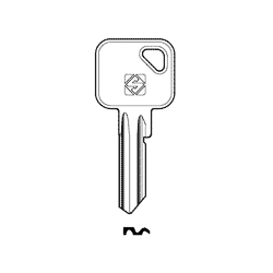 CLE ACIER CBAB25-50 : BAB13