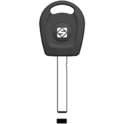 CLE TRANSP SANS PUCE AVEC BOUCHON CHU162TE-10