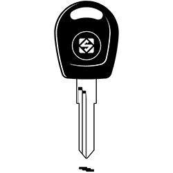 CLE TRANSP SANS PUCE AVEC BOUCHON CHU49RTE-0