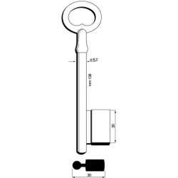 CLE PANNETON LAITON POLI CLOTUS4-10