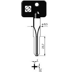 CLE CRUCIFORME CXBRA1P-25