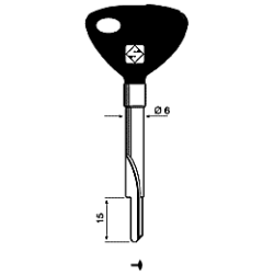 CLE CRUCIFORME DESIGN CXBW5P-0