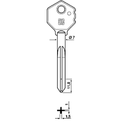 CLE CRUCIFORME CXIE4-10
