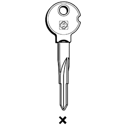 CLE CRUCIFORME CXKV2-25
