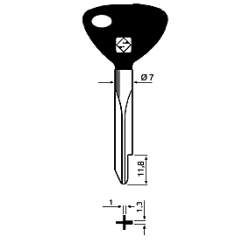 CLE CRUCIFORME DESIGN CXN1P-0