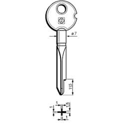 CLE CRUCIFORME CXN3-0