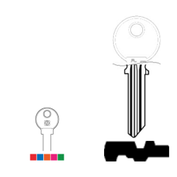 ASS. CLE SLIM/STAR FLUO boite de 100- RO41ST