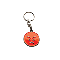 PORTE CLES EMOTICONE COLERE AVK7244 - unité
