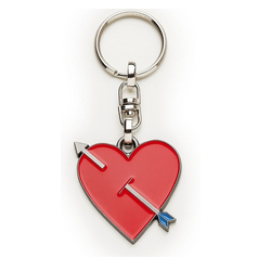 PORTE CLES EMOTICONE COEUR FLECHE AVK7288 - unité